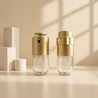 Flacon pompe en plastique transparent de 30 ml pour fond de teint liquide/sérum, emballage cosmétique en plastique, flacon vide
