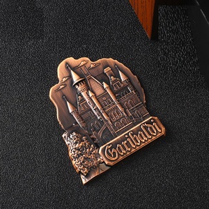 Fabricante de imanes para nevera, logotipo personalizado, pegatina de recuerdo, regalos de Ciudad de Metal, imán magnético para nevera para recuerdo de turismo - Product Image 4