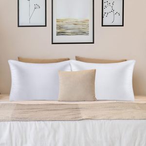 Sang trọng chất lượng khách sạn Trắng xuống thay thế gối cho người lớn nén đóng gói đôi Kim Khâu cạnh - Product Image 3