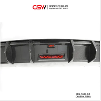 2019-2023 Q3 Kit carrosserie Diffuseur arrière pour Audi Q3 Sportback SUV Matériau PP Q3 SQ3 RSQ3