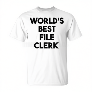 T-shirt « Meilleur archivateur du monde » – Vêtement promotionnel - Product Image 2