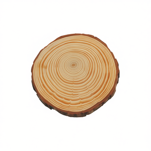Base Rotonda in Legno ILAN 6-7 Cm Naturale per Artigianato e Decorazioni - Product Image 2