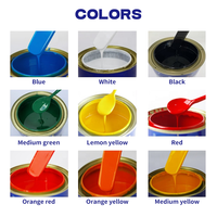 Chine Fabricant de peinture alkyde prêt à l'emploi Peinture de tôle de toit en métal Revêtement de fer brillant par pulvérisation antirouille industriel