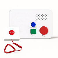 Bouton anti-panique et moniteur de santé étanche pour maisons de retraite et hôpitaux - Réponse rapide, équipement de soins infirmiers 4G LTE