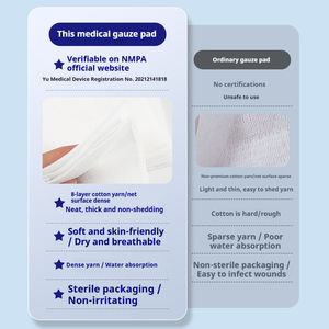 Embalaje Individual Aséptico <span class=keywords><strong>de</strong></span> Gran Tamaño, Desinfección, Gasa Médica, Limpieza Bucal <span class=keywords><strong>de</strong></span> Bebé, Paño <span class=keywords><strong>de</strong></span> Arena, Cambio <span class=keywords><strong>de</strong></span> <span class=keywords><strong>Heridas</strong></span> - Product Image 2