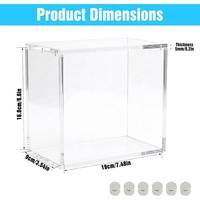 Boîtier de protection en acrylique ETB, boîte de protection en acrylique de luxe pour Elite Trainer Box, boîte de présentation anti-poussière et étanche