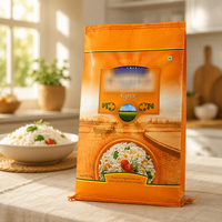 Sac tissé en PP durable antidérapant, pliable, à couture simple, pour l'emballage de riz semi-cuit, de maïs agricole et de poudre chimique