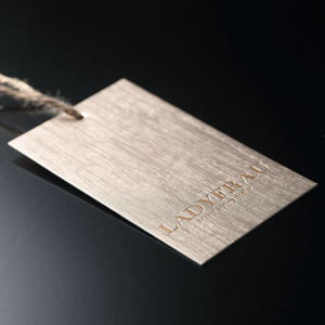 ป้ายโลหะรูปสี่เหลี่ยมผืนผ้าแบบกำหนดเอง พิมพ์ป้ายติดเสื้อผ้า - Product Image 2