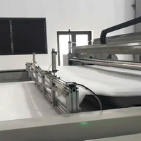 Ligne de production automatique de rembourrage chimique haute capacité 200-500 kg/h, machine non tissée thermocollée avec roulement et moteur
