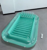 Piscine gonflable de haute qualité NOVA en PVC, chaise longue flottante pour bronzer, baignoire solaire pour piscine, lac, plage, plaisir aquatique estival