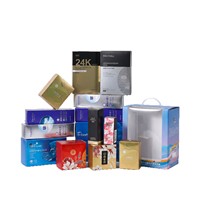 Boîtes d'emballage cosmétiques pour soins de la peau et maquillage, en matériaux recyclés, avec gaufrage de logo personnalisé, pelliculage mat, pour crème et parfum, en carton ondulé