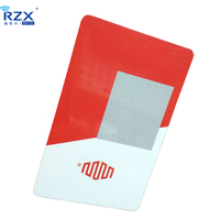 PVC CR80 cartes d'identité en plastique pré-imprimées pour employés cartes d'identité scolaires pour imprimante thermique