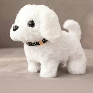 Jouet électronique en peluche pour enfants, chien réaliste avec rembourrage en coton PP, cadeau d'anniversaire pour enfants - Product Image 6