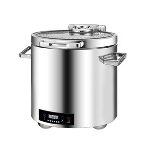 Olla Eléctrica Inteligente con Pantalla Táctil FLEY, Acero Inoxidable 304, Calentador de Alimentos con Temperatura Constante para Restaurantes y Buffets - Product Image 4
