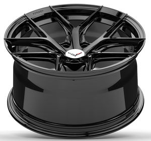 Rines Forjados Cóncavos Negros Brillantes con Diseño Hueco Personalizado de <span class=keywords><strong>18</strong></span> 19 20 Pulgadas 5x112 5x114.3 para Autos de Pasajeros para Corvette /<span class=keywords><strong>bmw</strong></span>/audi - Product Image 2