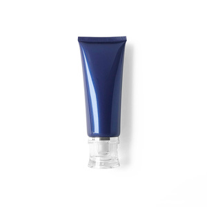 Envase de Plástico Azul Brillante de 100 ml para Crema Solar, Envase Cosmético para Crema o Loción, Tubo para Cuidado de la Piel con Tapa de Rosca - Product Image 3