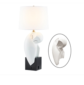 Lámpara de Mesa de Diseño Moderno de 55 cm con Interruptor de Encendido/Apagado, Cuerpo de Hierro y Aluminio en Dorado Mate, Fuente de Alimentación de CC, Bombilla E26, Iluminación para Proyectos Comerciales - Product Image 2