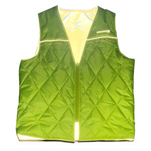 Veste d'hiver en polyester réversible pour femmes, veste chaude et unie vierge pour hommes, gilet sans manches réfléchissant pour l'extérieur, vente en gros - Product Image 4