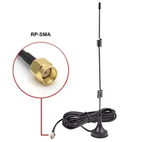 2.4G/5G Base magnétique 12dBi antenne externe intérieure avec connecteur RP-SMA pour antenne modem routeur Wifi GR174 câble de 3 mètres