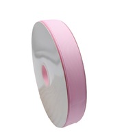 Penjualan Langsung Pabrik Pita Satin Bergaris Tali Pegangan Warna Pink Aksesoris Pakaian Anyaman Kemasan Kotak Hadiah Lebar 1-5cm
