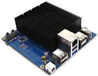 Carte mère Odroid-H5 à cœur rigide en panneau de particules avec réseau 10 Gbe intégré, éventail d'extension M.2 inédit, CPU optimisé pour l'efficacité, monocarte
