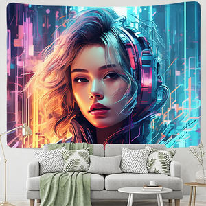 Gahumi Factory Direct Tapisserie murale décorative motif imprimé personnalisé pour la décoration intérieure Prix compétitif - Product Image 1