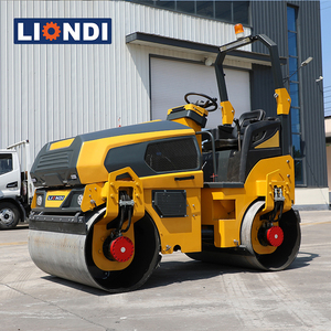 Compacteur routier hydraulique à double tambour 1/2/3T certifié CE pour la construction routière - Product Image 5