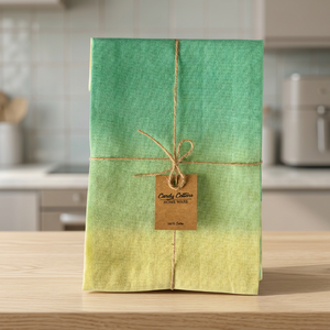 Serviettes de cuisine jetables écologiques à séchage rapide en coton gaufré 18x28 pouces 100% coton absorbant, vente en gros - Product Image 1