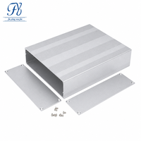Boîtier en aluminium 178*50*200mm, large, pour montage mural, pour racks et projets électroniques DIY