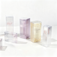 Boîte en plastique transparente personnalisée, boîte rectangulaire en PET transparente, boîte en acétate transparente pour emballage de sérum cosmétique, soins de la peau