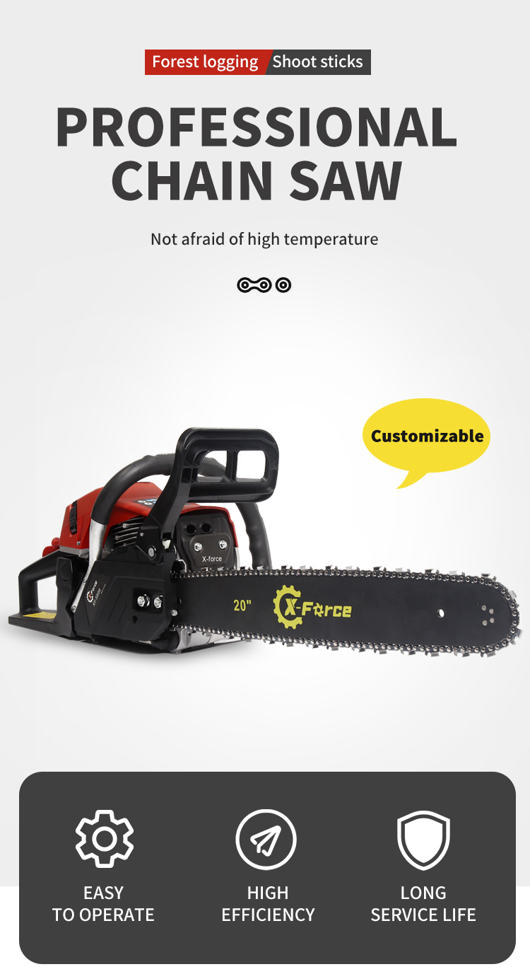 チャキ X-Force 58CC Gasoline Chainsaw 2-Stroke Engine 16