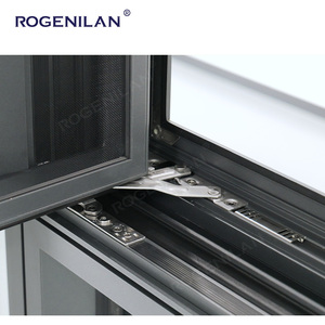 Rogenilan, principaux fournisseurs chinois de fenêtres en aluminium à rupture de pont thermique, résistantes aux ouragans, fenêtres à <span class=keywords><strong>double</strong></span> <span class=keywords><strong>vitrage</strong></span>, fenêtres à battants pour maisons - Product Image 5