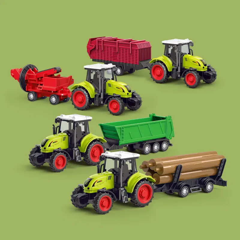 मिश्र धातु इंजीनियरिंग कार मॉडल ट्रैक्टर खिलौना वाहन किसान वाहन बेल्ट लड़का खिलौना कार मॉडल उपहार बच्चों के लिए बच्चों के खिलौने मॉडल कार