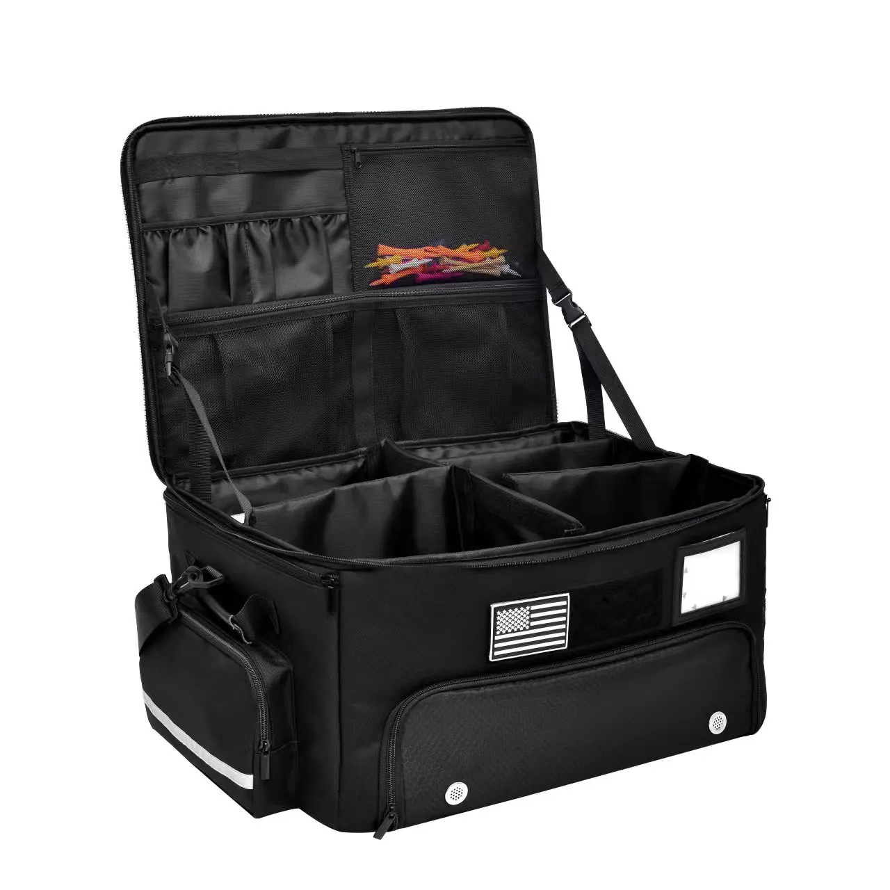 Organizador de maletero de Golf de 2 capas, OEM personalizado, impermeable, armario de Golf para coche, bolsa para zapatos, impermeable, con separación