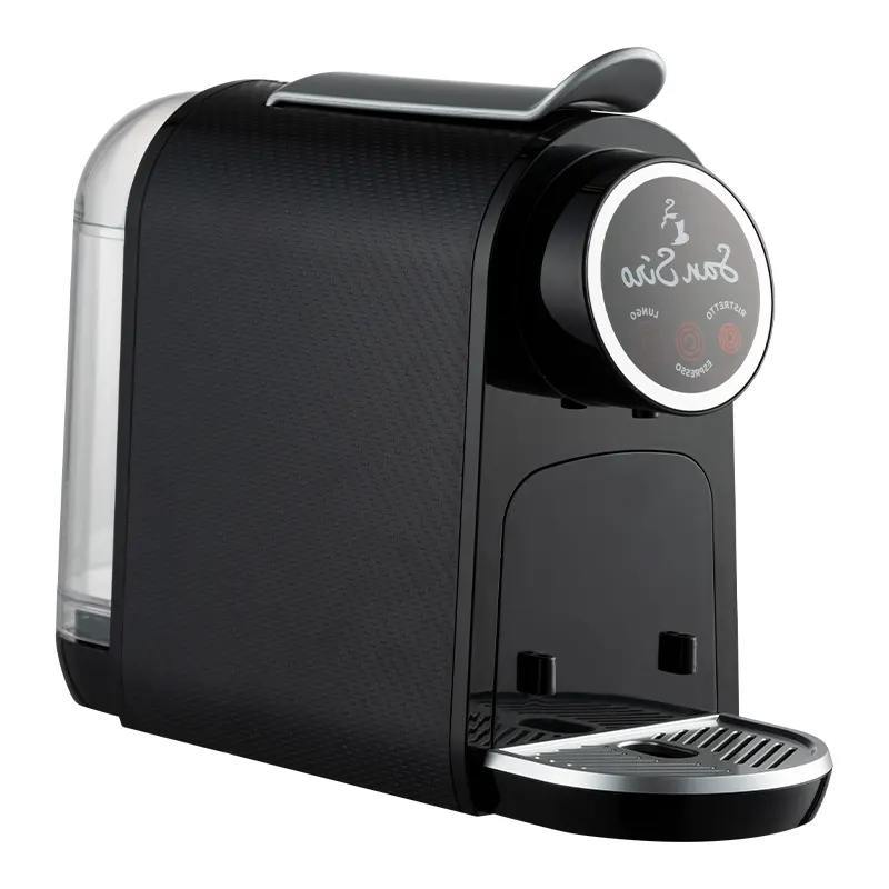 Tek hizmet LED dokunmatik makinesi Nespreso kapsül kahve makinesi otomatik profesyonel kahve makinesi ev kullanımı elektrikli 1400W