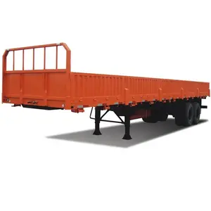 Multy วัตถุประสงค์30/40/50ton ปิดด้านข้างผนังรถพ่วง Dropside ในประเทศจีน