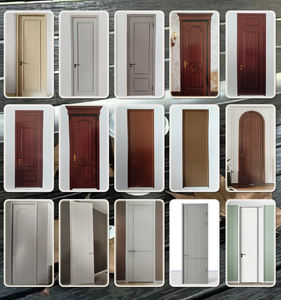 Porta in Legno di Mogano Massiccio dal <span class=keywords><strong>Design</strong></span> Moderno, Insonorizzata, per <span class=keywords><strong>Interni</strong></span>, Bagno, Appartamento, Hotel, Apertura Manuale a 180 Gradi - Product Image 5