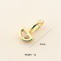 Pendentif DIY Douze Pierres de Naissance Géométriques Rectangulaires Carrées Accessoires d'Emballage Montage Facile ALWJ 059
