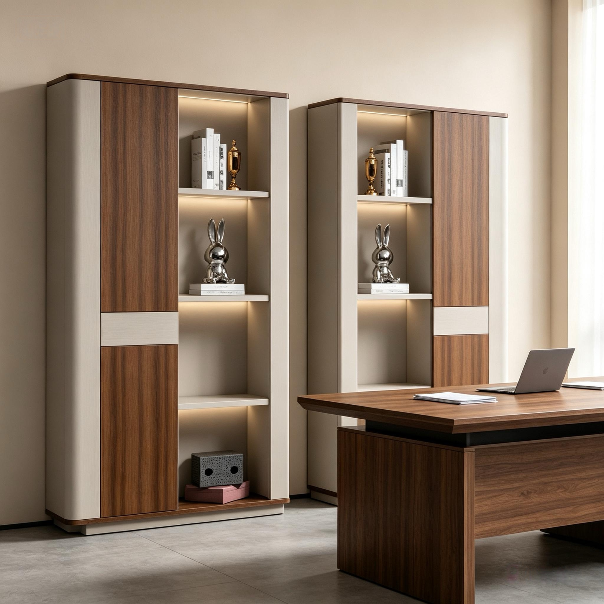 Luxury Modern Wooden Filing Cabinet – Eco-Friendly Office Storage Furniture for Home, Hotel & Bedroom - View 2