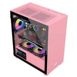 Ruix OEM Novo Design SPCC Quadro De Vidro Temperado Em Massa Computador Pars 4u Servidor Caso Computador Desktop Case