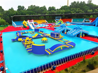 1mH PVC-Metallrahmen-Schwimmbecken, faltbarer großer Aufstellpool für Erwachsene und Kinder