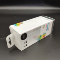 Boîte pliable en PET recyclable imprimée sur mesure, transparente, avec impression couleur, emballage plastique pour cosmétiques, emballage blister, taille personnalisée