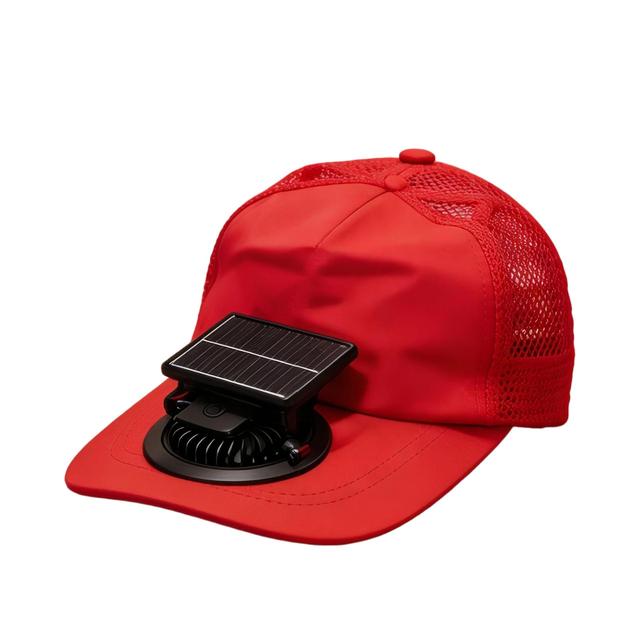 Personalized USB Powered Handheld Fan Baseball Cap with Outdoor Use for Corporate Gifts and Customized Event Giveaways