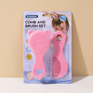 Juego de cuidado de bebé recién nacido, cepillo de limpieza de dibujos animados de oso, hecho de plástico, venta al por mayor, suministros para madre y bebé - Product Image 6