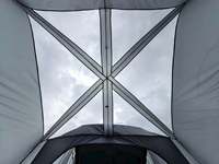 Tente de hayon pour SUV, imperméable toutes saisons, en tissu Oxford, avec structure de soutien droite simple, abri de camping extérieur portable pour l'arrière de voiture, installation rapide