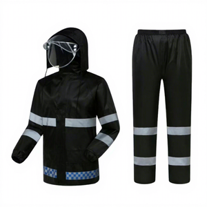 Proveedores de Impermeables de Alta Visibilidad, Traje y Chaqueta Impermeables de Oxford para Motocicleta y Bicicleta - Product Image 1