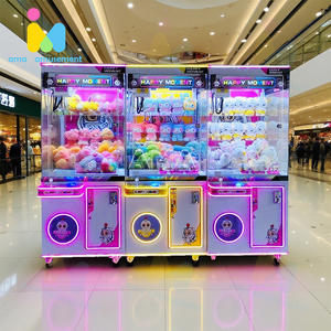 Ama giải trí tùy chỉnh kim loại Claw máy đồng tiền hoạt động trong nhà Công Viên Giải thưởng trò chơi Tiếng Anh ngôn ngữ Crane Claw giải thưởng máy - Product Image 2