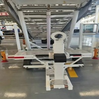 Escaliers manuels pour passagers d'aéroport à poussée manuelle pour l'équipement de manutention des passagers d'avion
