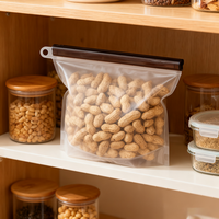 Récipient alimentaire réutilisable léger et écologique pour sacs de rangement de cuisine Sac de rangement alimentaire en silicone