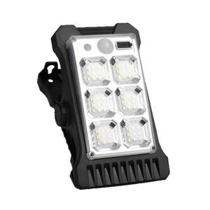 Baterai polimer litium DC tenaga surya, Sensor gerakan luar ruangan LED klip lampu taman IP65 tahan air dapat dipasang di dinding klip - Product Image 1